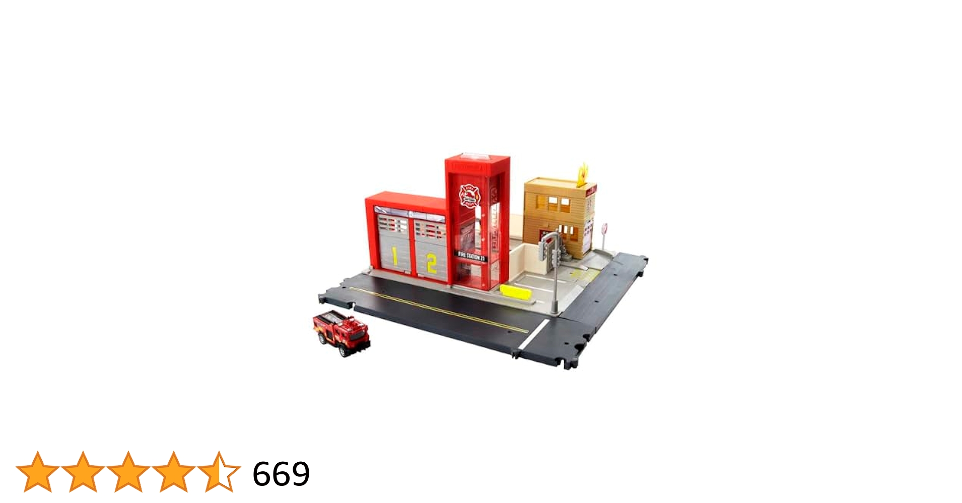 Amazon.co.jp: マッチボックス(Matchbox) 出動! 消防署 プレイ